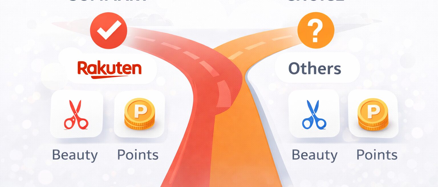 ホットペッパービューティーと楽天リーベイツの使い分けまとめ