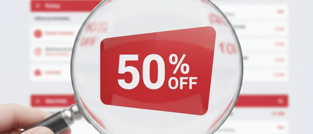 ラクマの初回で半額になるという情報の真偽と詳細