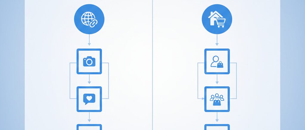 基礎知識編｜楽天アフィリエイトと楽天ルームの仕組みの違い