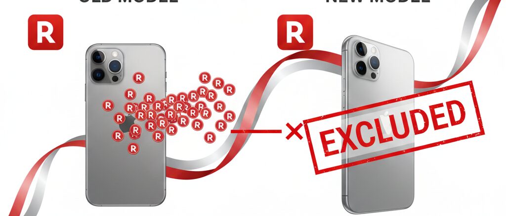 新型モデルは要注意？楽天 リーベイツ iphoneの対象外条件と活用術