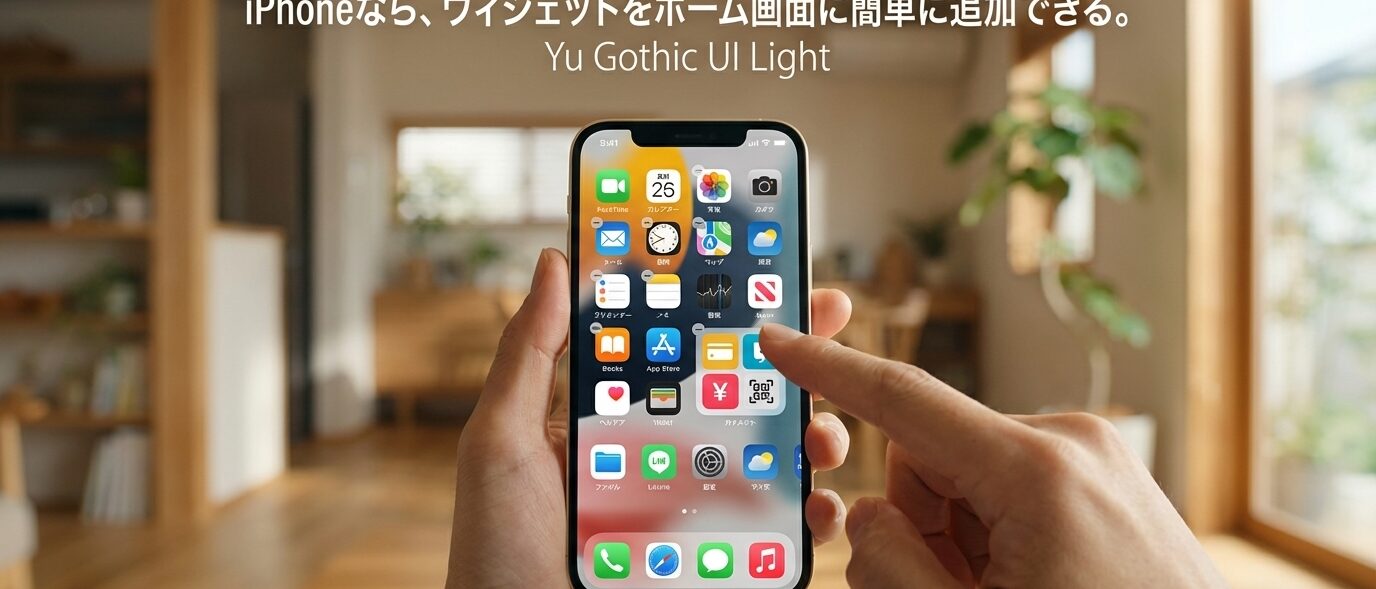 楽天ポイント ウィジェット iPhoneをホーム画面に設置する手順