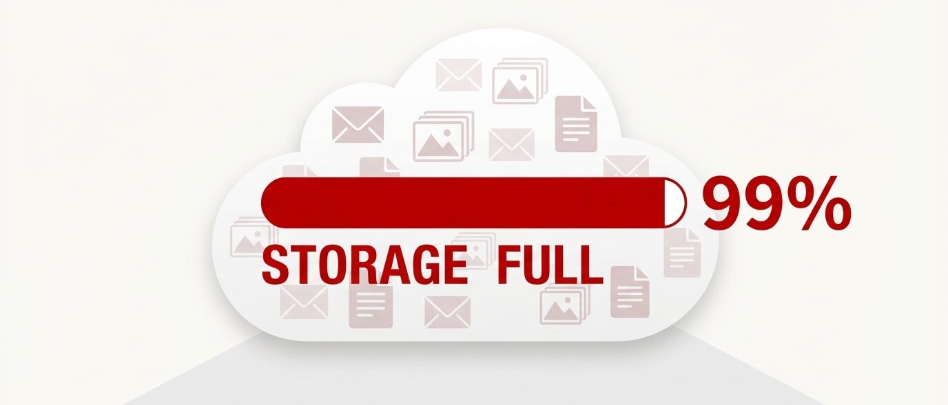 楽天 メールアドレス変更 できない Gmail側の設定ミスと容量問題