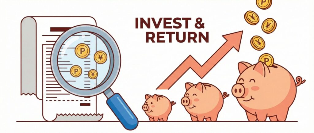 1000円商品の購入は無駄にならない？