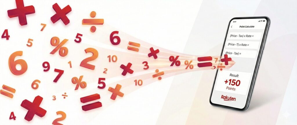 H2：楽天ポイントの計算が合わない悩みを解消する計算式とツー
