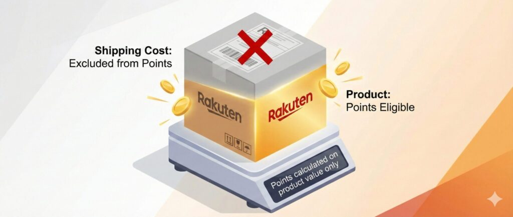 H3：楽天では送料-ポイント-つかない！対象外のルール