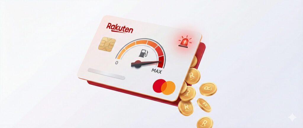 H3：楽天カード特典分-上限をオーバーしていませんか？