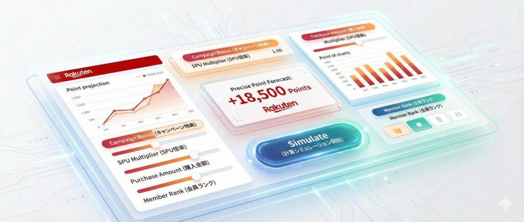 H3：楽天ポイント計算シミュレーションで正確に把握