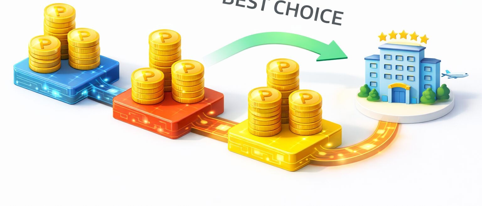 Yahooトラベルにお得なポイントサイト経由先