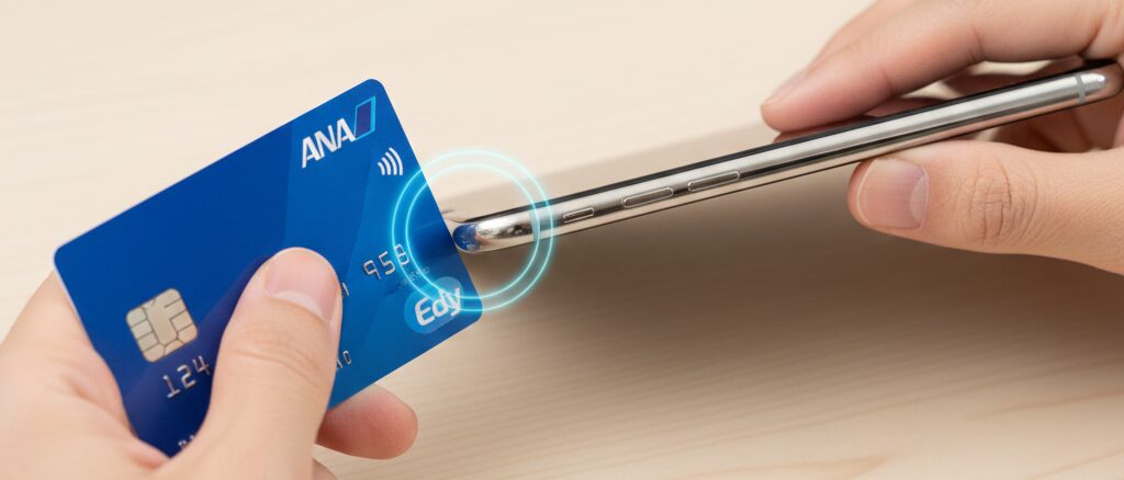 iPhoneでEdyカードが読み取れない時の物理的対策