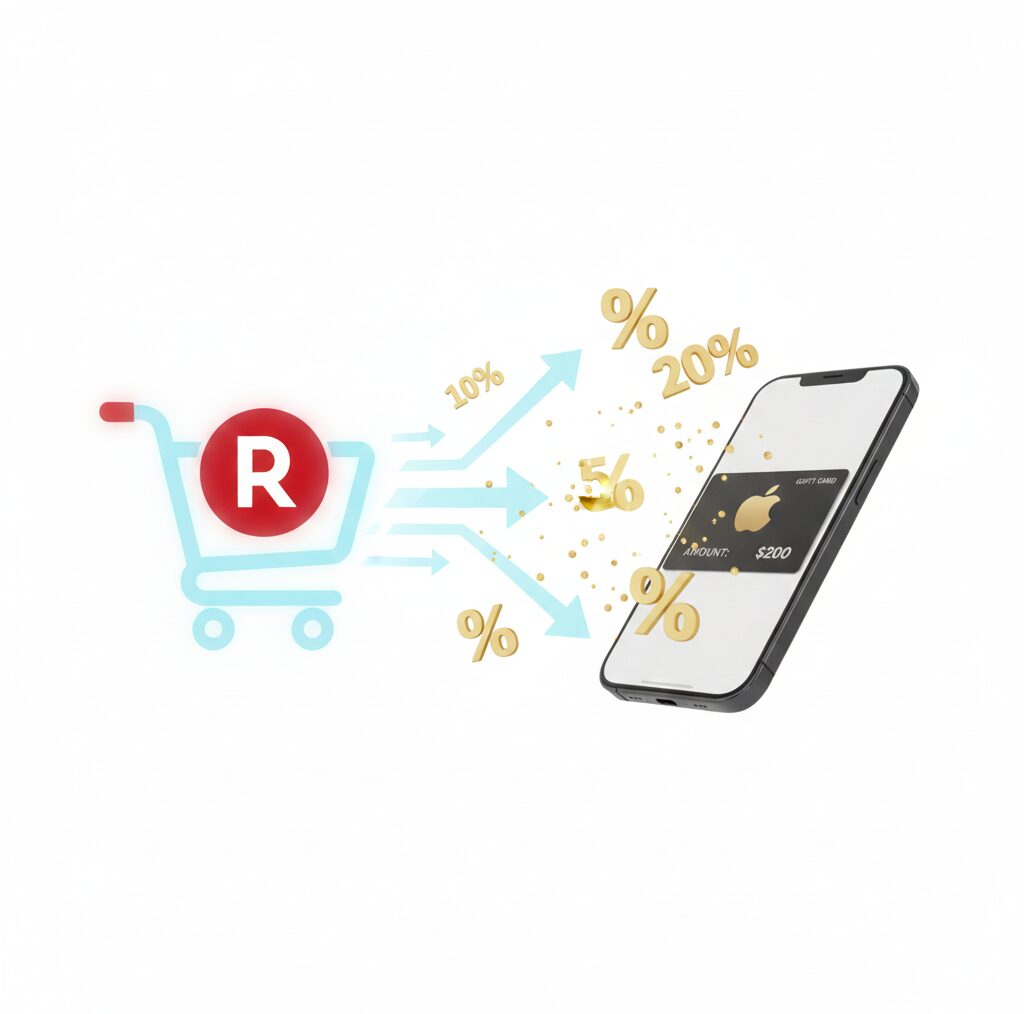 アップルギフトカードは楽天市場で買うとどうなりますか？