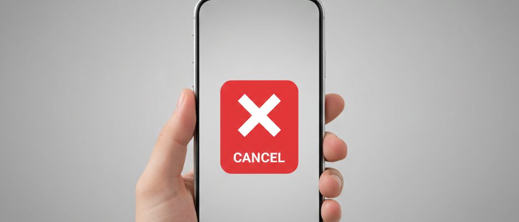 予定が変わった時の解除やキャンセル方法