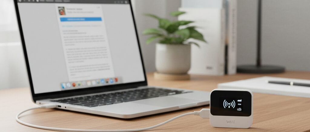 使用中に楽天ポケットWi-Fiが切れる場合の安定化設定