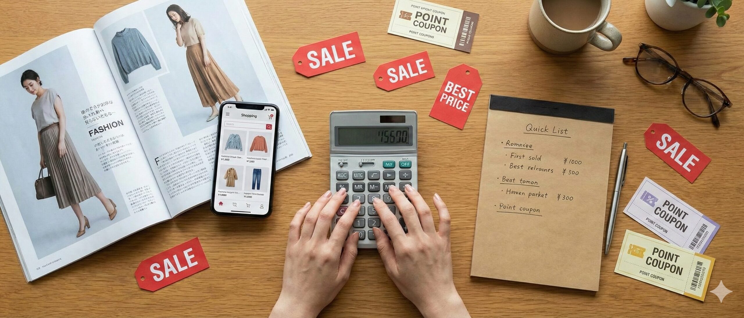 同じ服を買うならどっちがお得？実質価格の比較基準