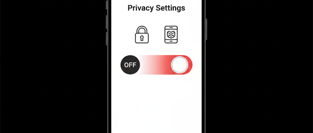 待ち受けの設定を変更して表示をオフにする手順