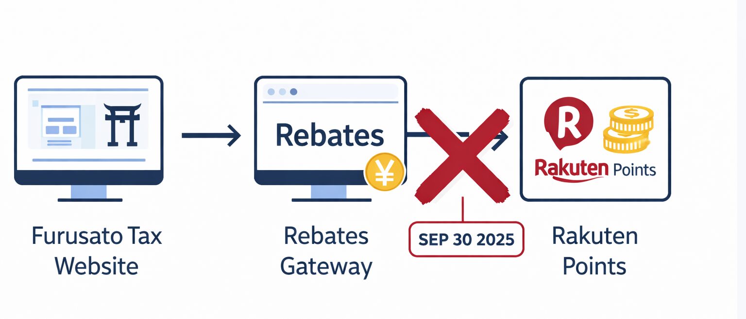 楽天 リーベイツ ふるさと納税に関するポイント付与終了の仕組み