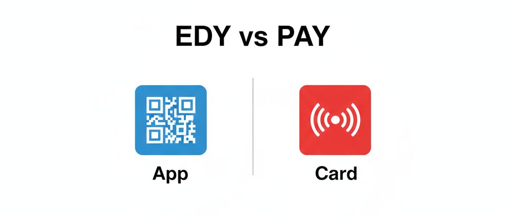楽天Edyと楽天ペイのどちらを選ぶべきか