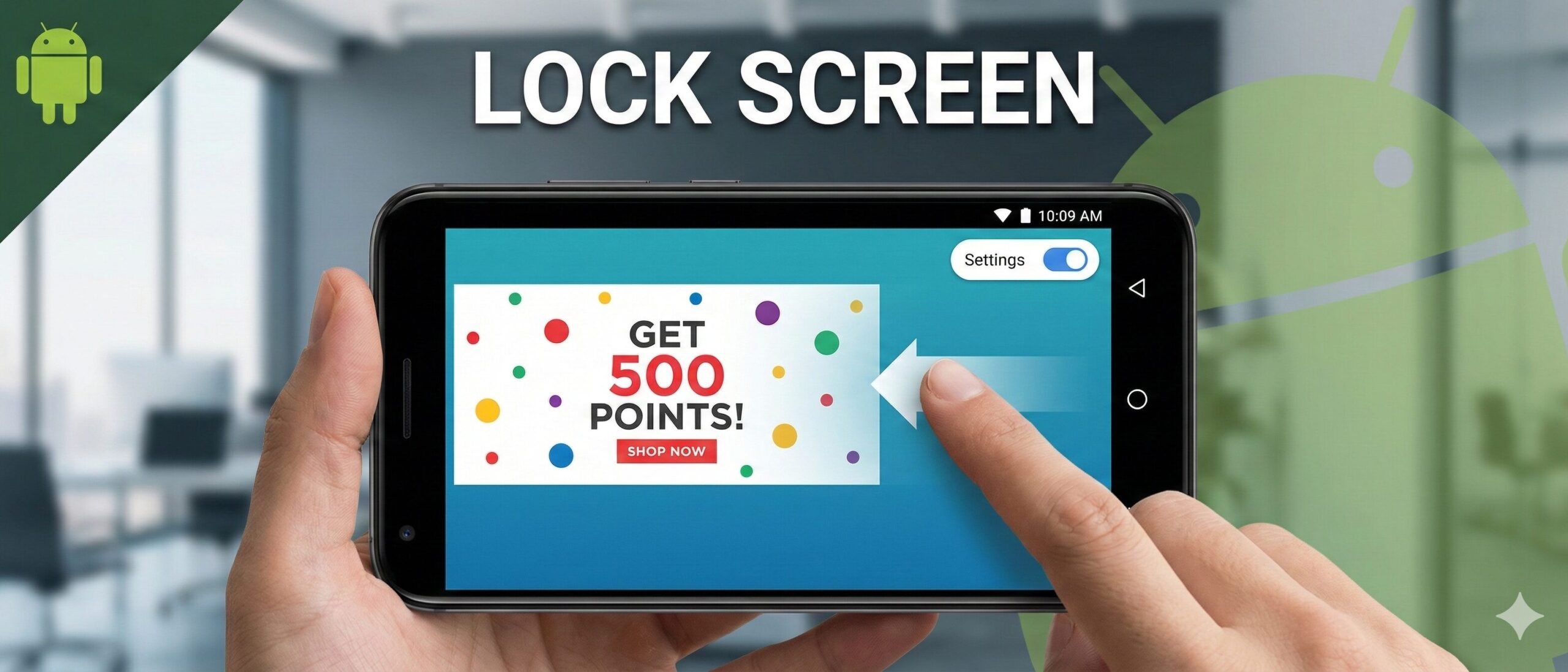 楽天ポイントスクリーンの待ち受けが表示されない（Android）時の設定