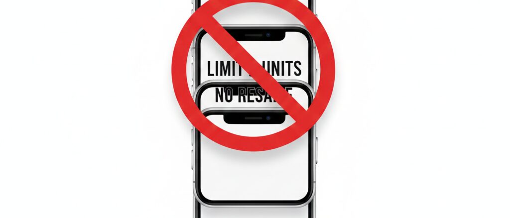 楽天リーベイツ Apple 対象外となる購入台数制限や転売禁止ルール