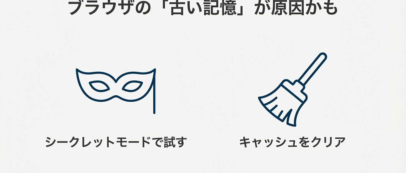 楽天市場 購入履歴 エラーが発生した際のキャッシュクリアとブラウザ対策