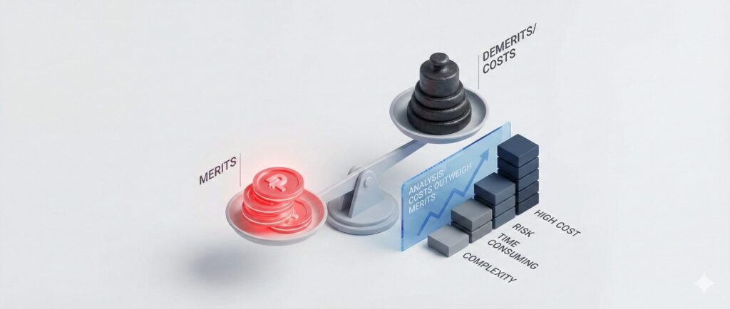 現在の環境におけるデメリットを整理する