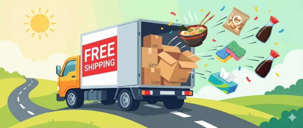 送料無料の1000円ポッキリ商品