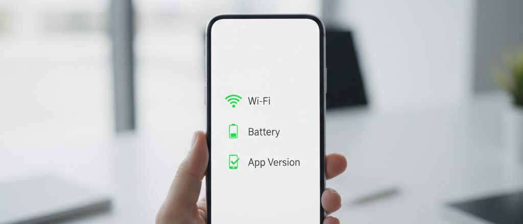 逆に待ち受けが表示されない時のチェックリスト