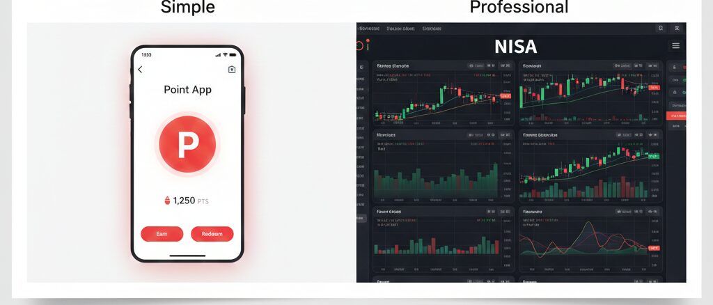 ポイント楽天株と楽天証券の違いを比較