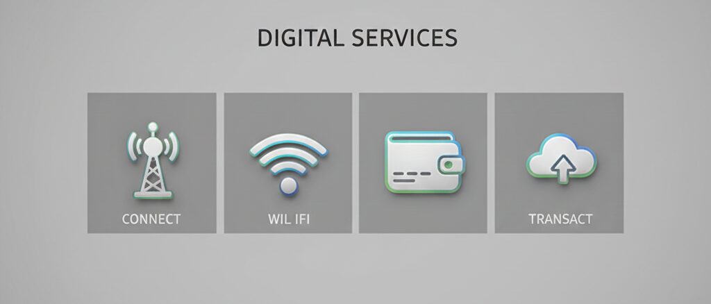 主要なサービス内容とAu経済圏の一覧
