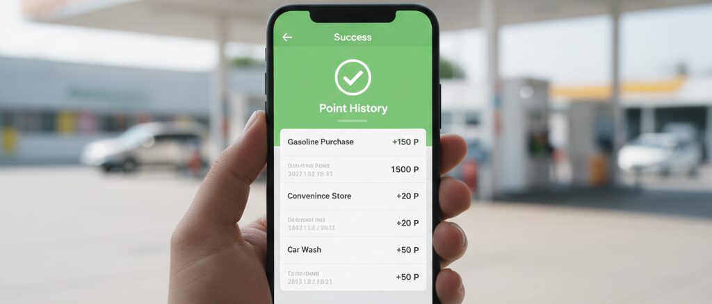 楽天ポイントカードの紐付けが成功しているか確認する