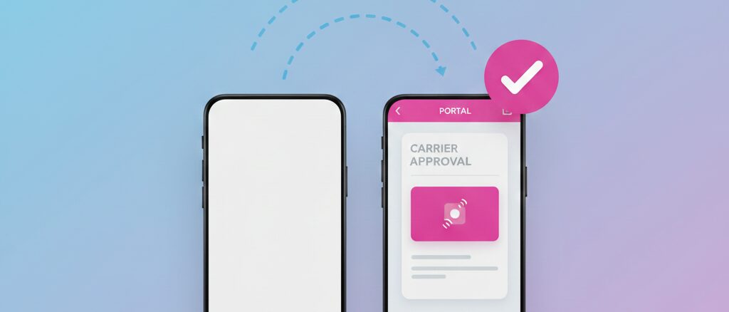 楽天モバイルのMNPワンストップ申請受付から進まない時の転出元での操作確認