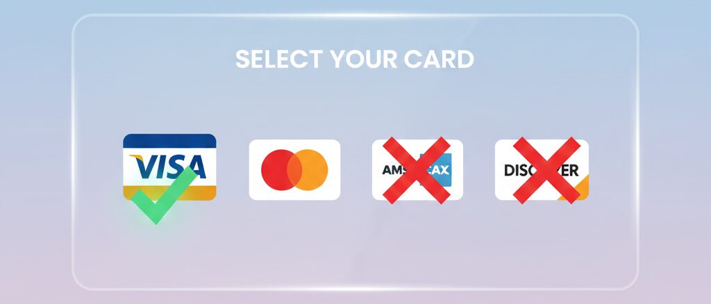 申し込み画面でデザインを選べない原因とは