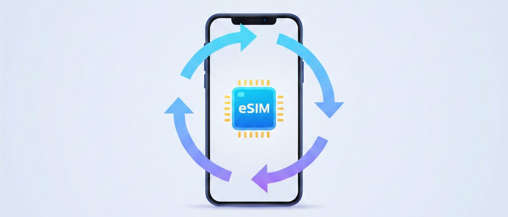 MNP弾 即日 eSIM発行の具体的な流れ