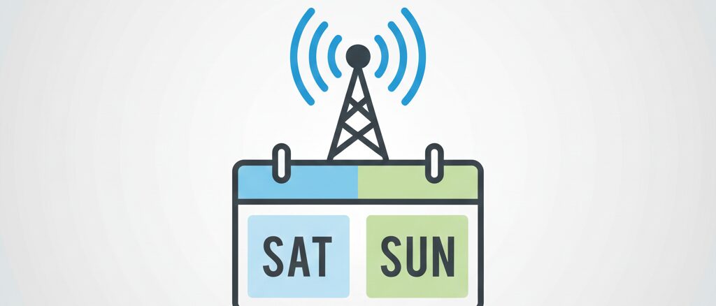 MNPワンストップ申請受付を土日に行った場合の進捗スピード