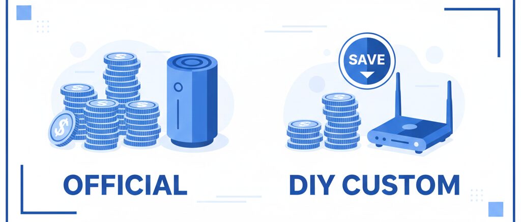 Rakuten Turbo 5Gや楽天 Turbo 5G ホームルーターと自作の比較