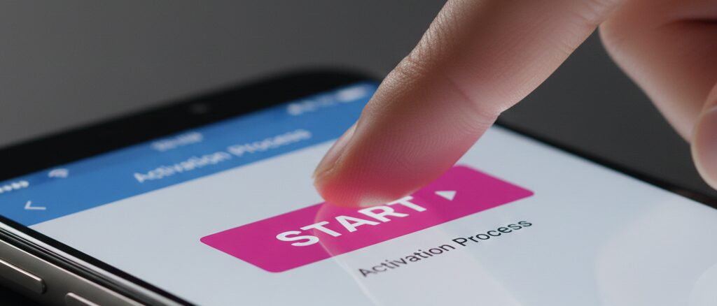 「MNP申請を開始してください」と表示された場合の具体的な対応手順