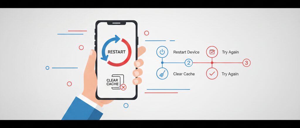 アプリが動かない場合に試すべきスマートフォンの基本操作