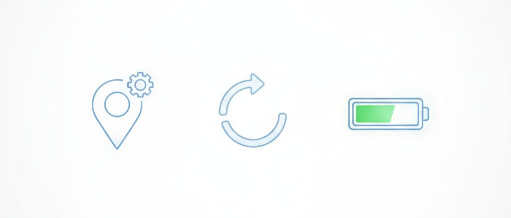 スマホ 電池の減りが早い iPhoneユーザーが優先的に見直すべき項目