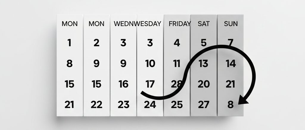 土日や祝日を挟むと利用可能額の回復はどれくらい遅れる？
