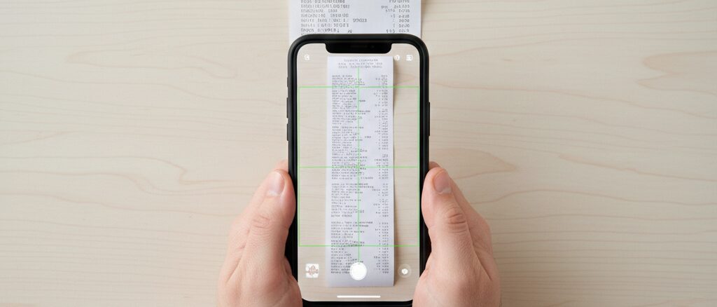 審査に通るレシート画像の撮影と送信のコツ