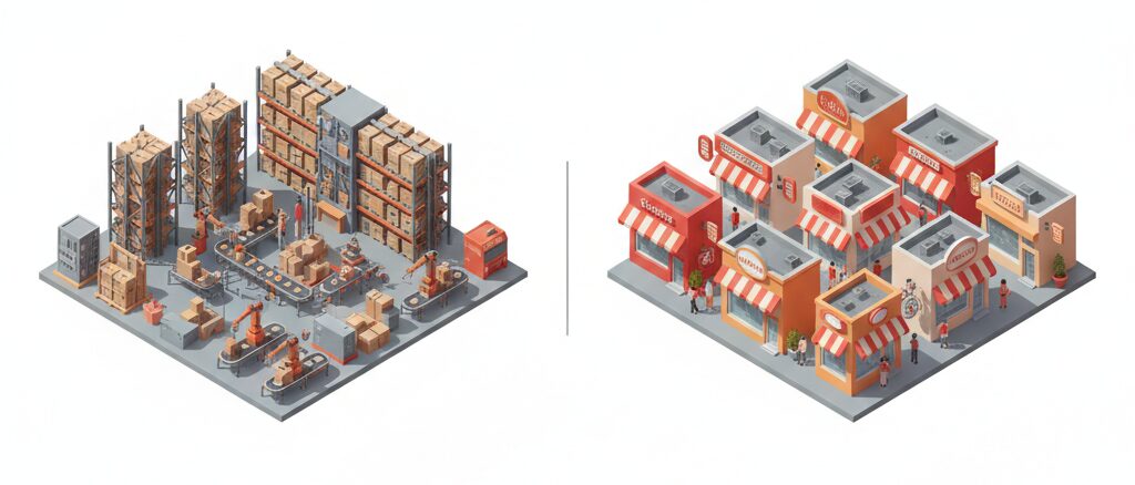 楽天 アマゾン 違い ビジネスモデル