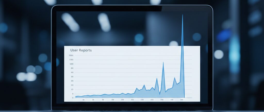 楽天ひかりの通信障害をリアルタイムで把握するために外部サイトを使う