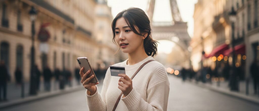 楽天カードが海外でロック解除できない時の対処法！電話やチャットの手順