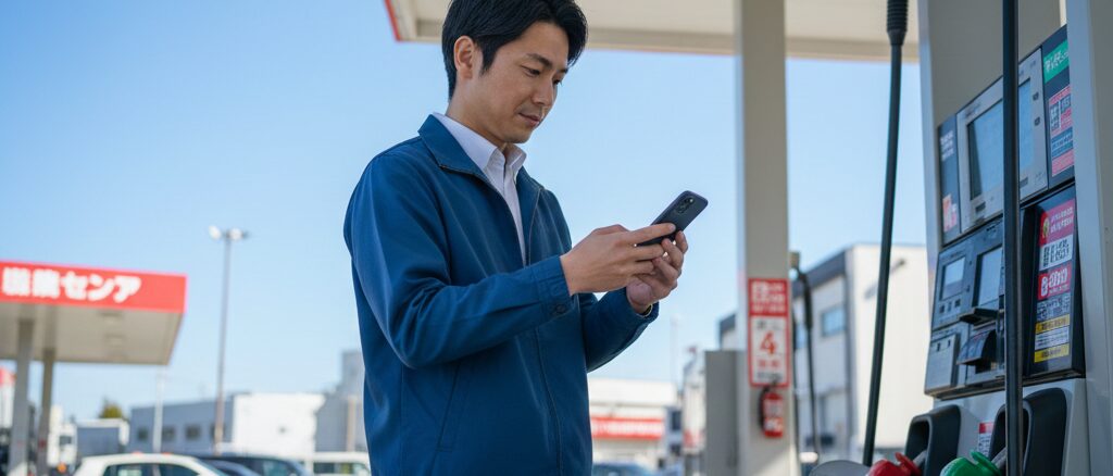 給油でもポイントを確実に獲得する手順