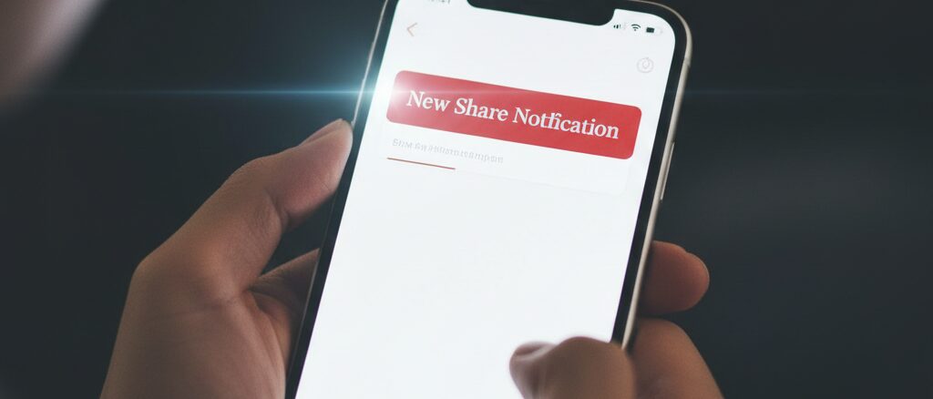 通知欄に来る「あなたの商品を投稿しました」というメッセージの正体