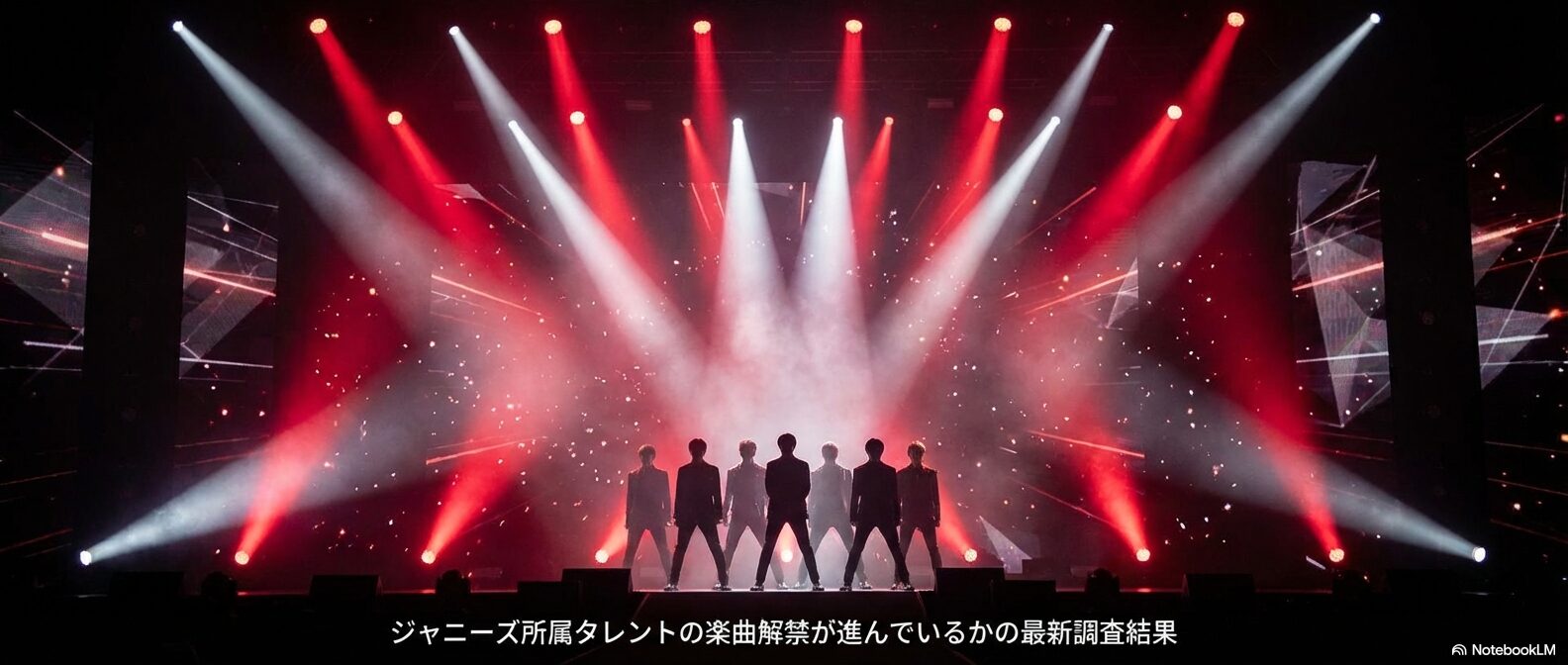 ジャニーズ所属タレントの楽曲解禁が進んでいるかの最新調査結果