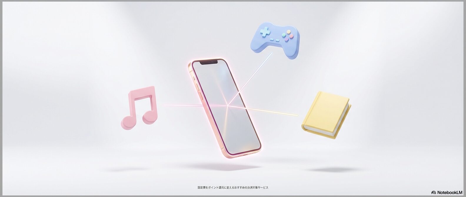 固定費をポイント還元に変えるおすすめの決済対象サービス