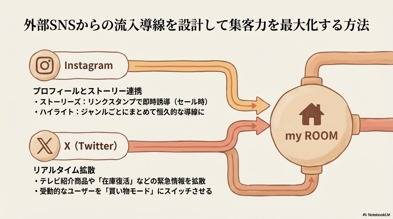 外部SNSからの流入導線を設計して集客力を最大化する方法