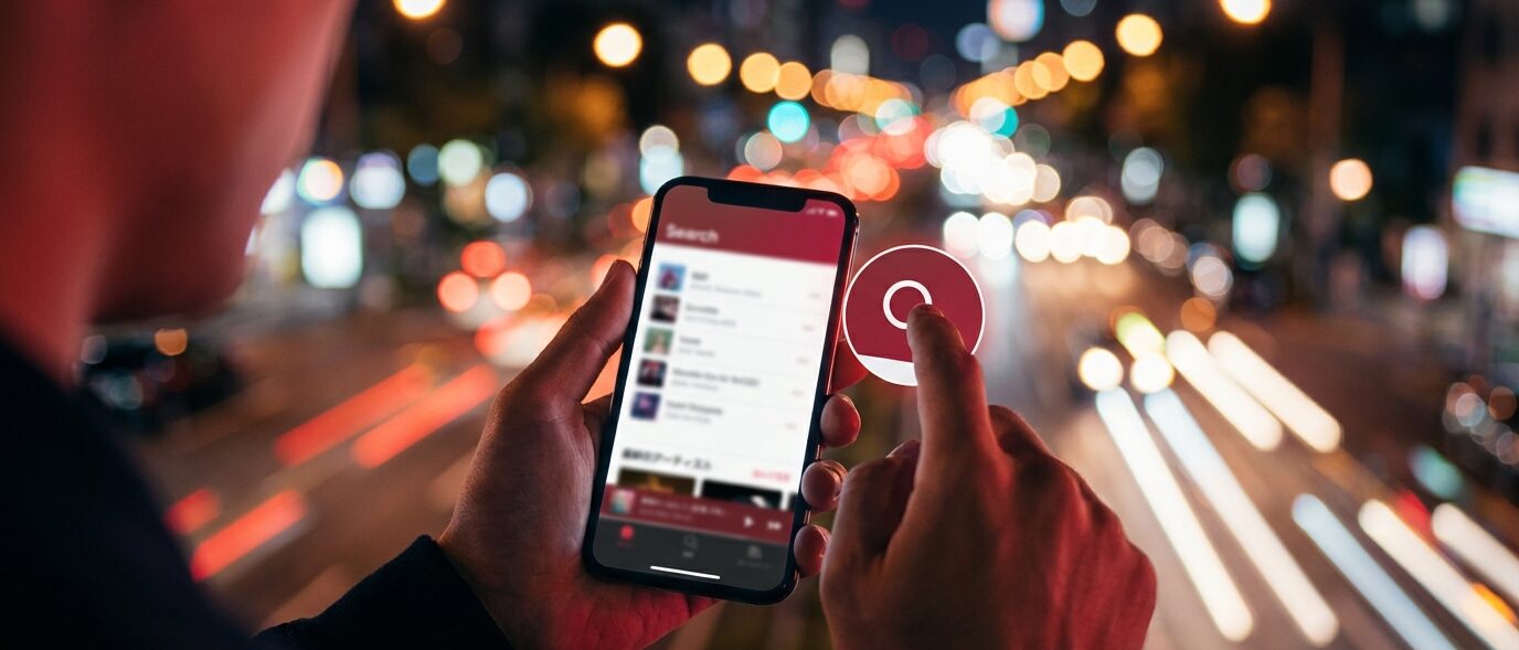 最新のアーティスト 一覧から好きな歌手を探して配信状況を確認する手順