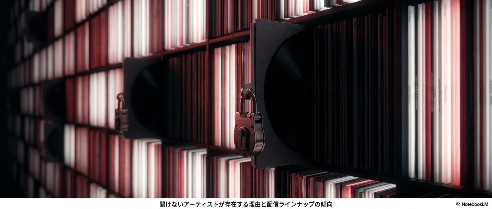 聞けないアーティストが存在する理由と配信ラインナップの傾向