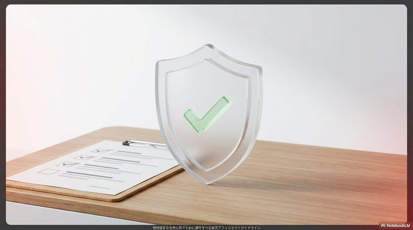 規約違反を未然に防ぐために遵守すべき楽天アフィリエイトガイドライン